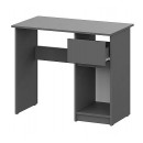 Стол письменный NN Мебель (МС Денвер К) Графит серый 0,9 м